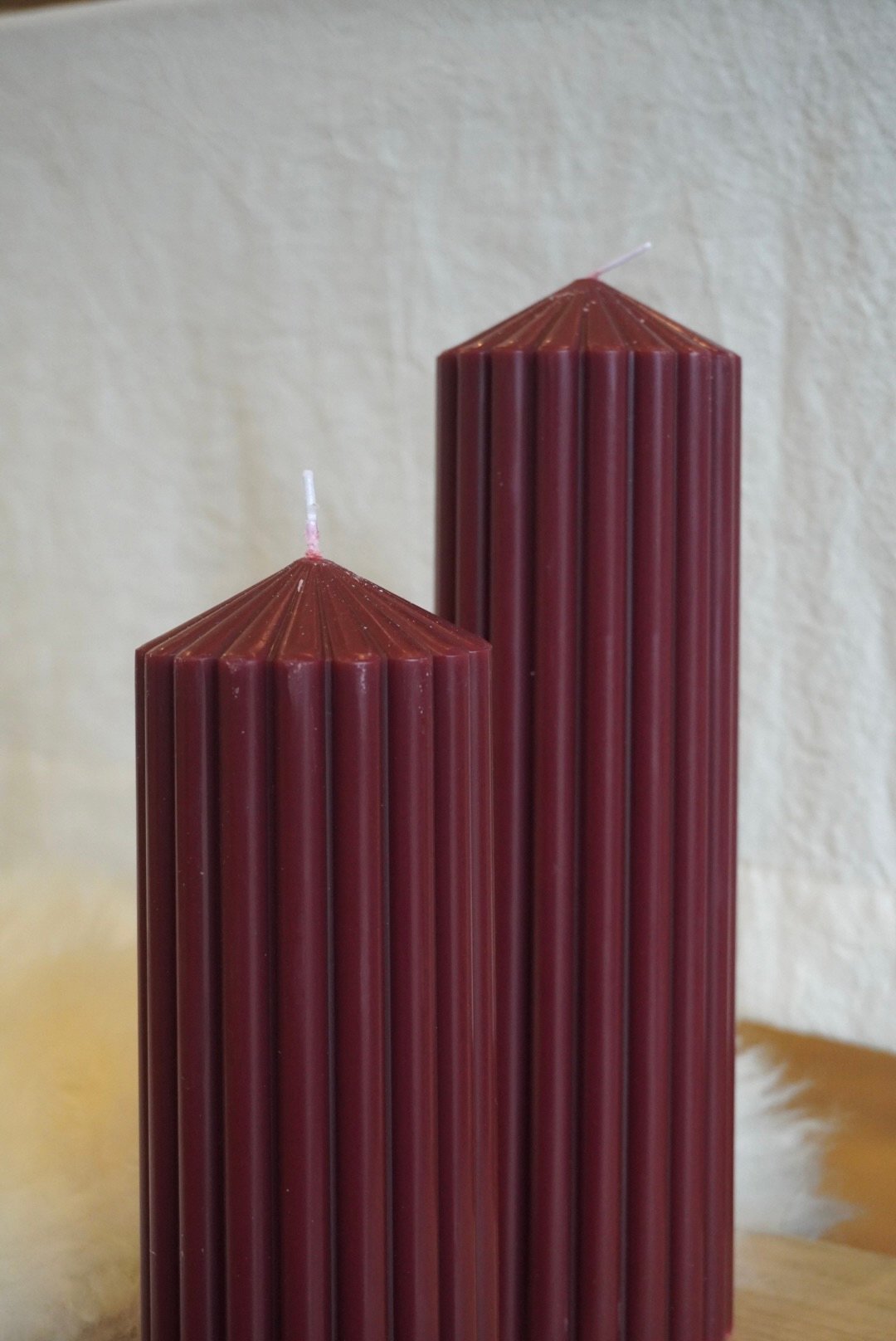 Vela decorativa